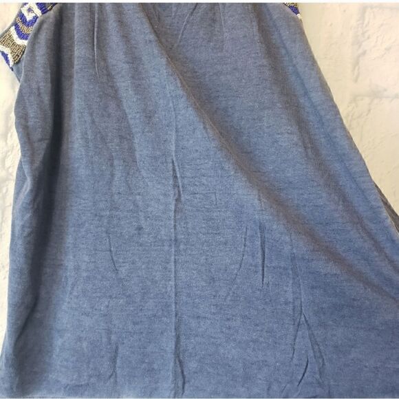 i JEANS BY BUFFALO Seed Bead Embellished Southwestern Style Tank Top - Picture 2 of 8